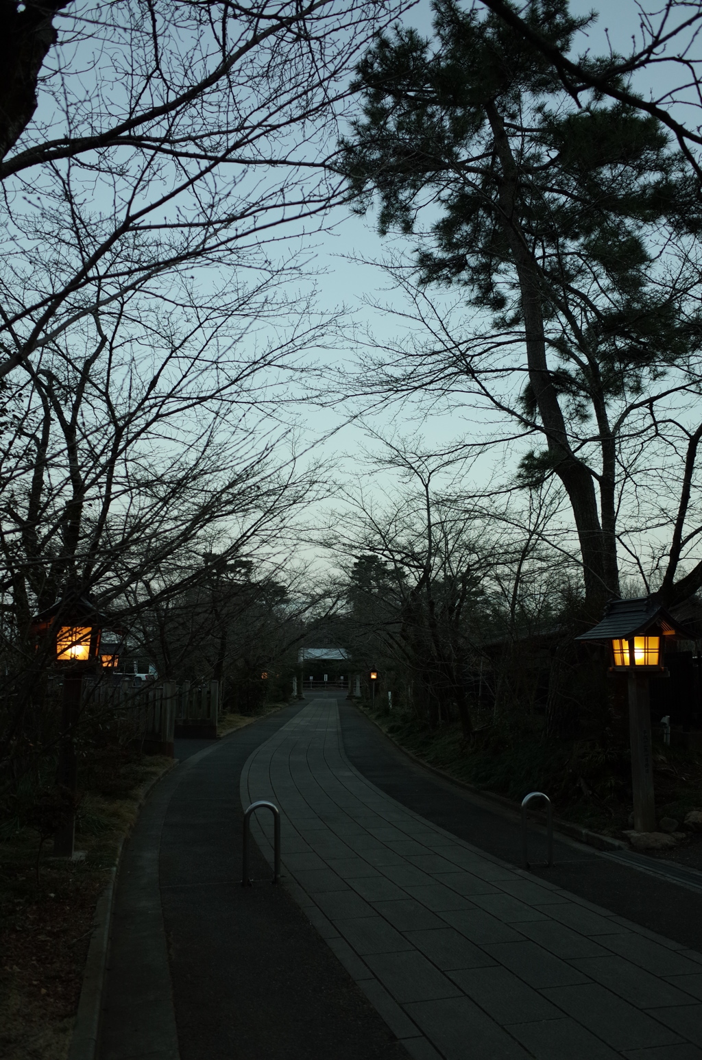 2016/01/31_夕暮れの高麗神社