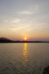 2015/07/26_伊佐沼の夕日