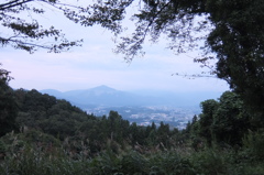 2015/09/21_蓑山近辺から武甲山と秩父市街を望む