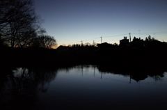 2016/01/01_新沼の夕暮れ