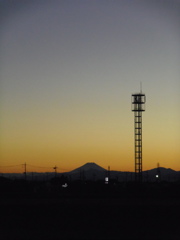 2016/12/30_夕暮れ富士