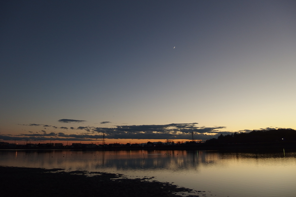2015/11/15_伊佐沼の夕暮れ