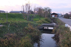 2014/11/23_夕暮れの小川