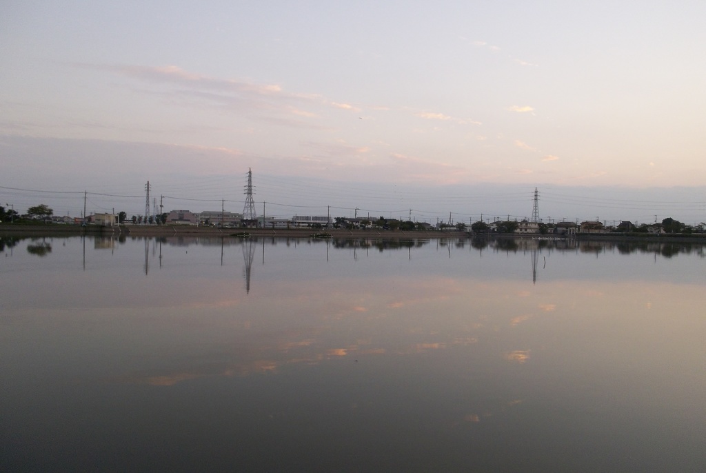 2015/09/27_伊佐沼の夕暮れ