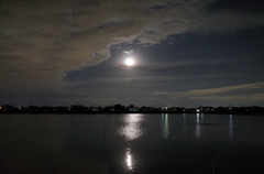 2014/12/07_月夜の伊佐沼