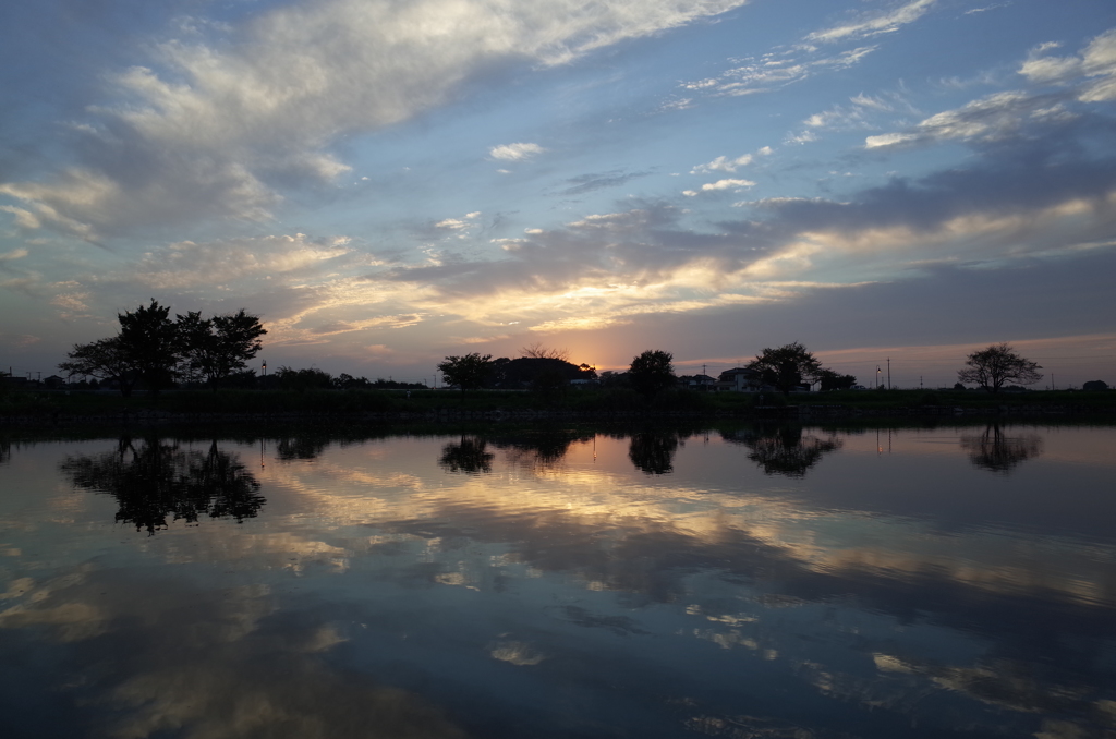 2015/10/03_柴山沼の夕暮れ