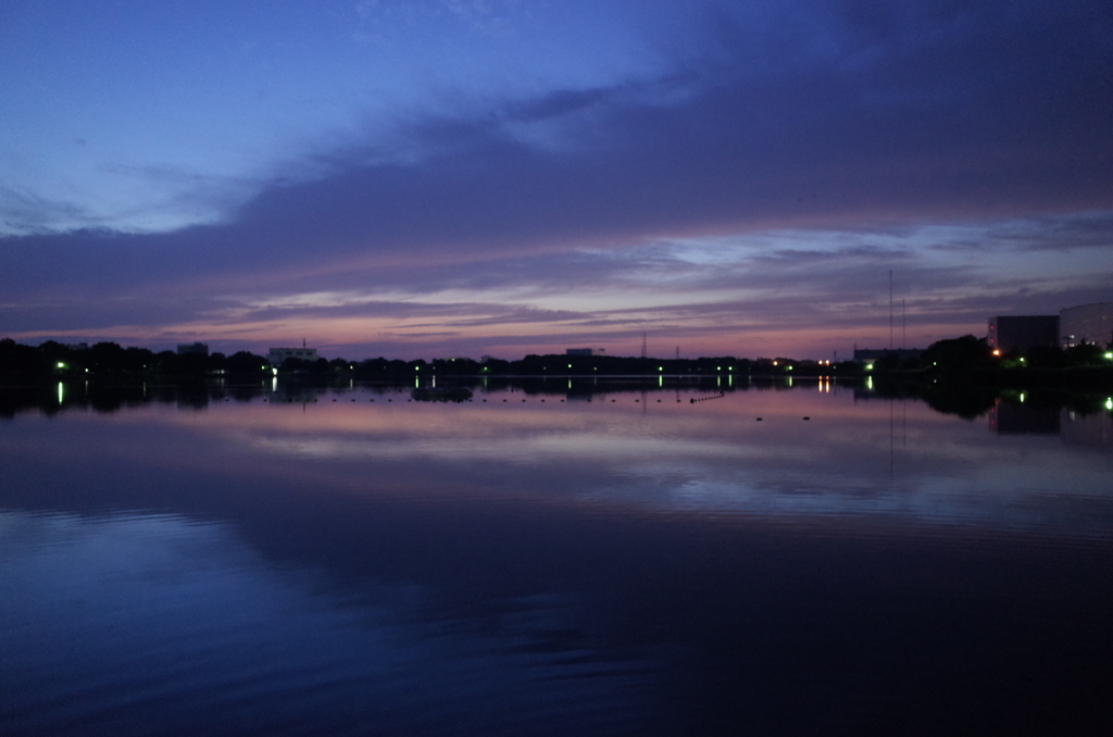2015/10/03_昭和沼の夕暮れ