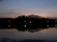 2015/10/17_伊佐沼の夕暮れ