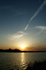 2014/05/18_夕暮れの伊佐沼