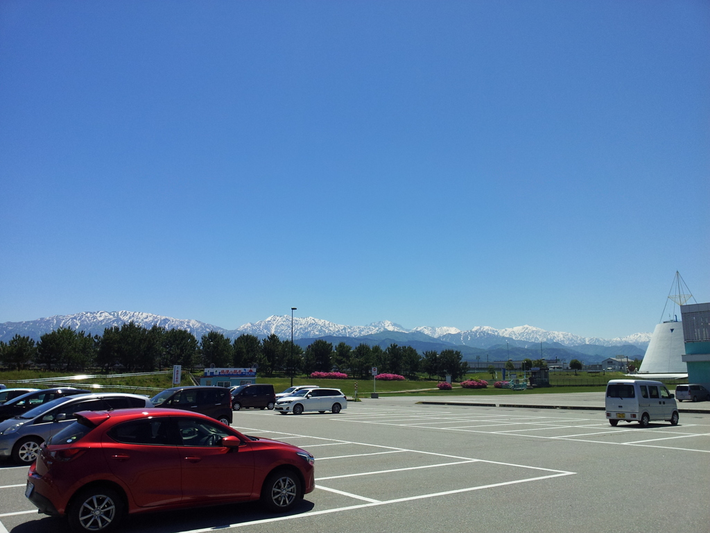 2017/05/19_海の駅蜃気楼から立山連峰を望む