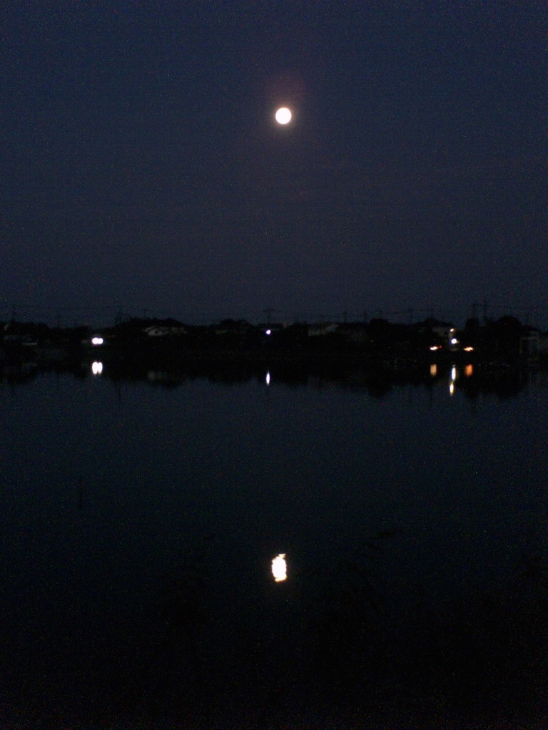 2015/09/27_伊佐沼の月夜