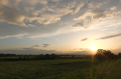2015/05/04_荒川河川敷の夕暮れ