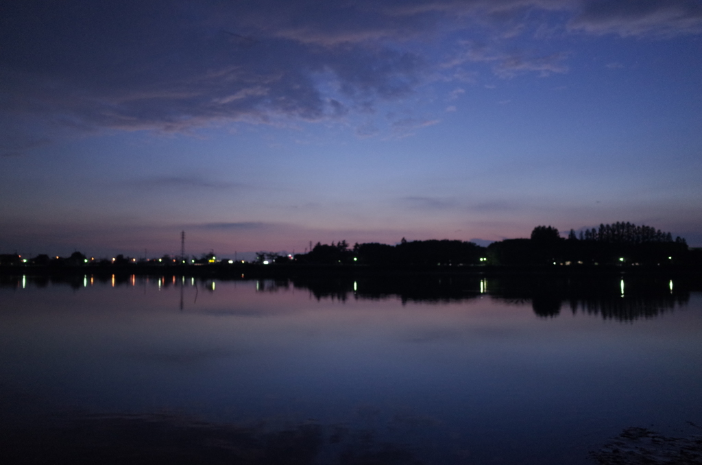2015/10/17_伊佐沼の夕暮れ（没カット）