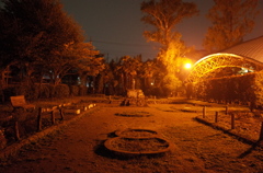 2014/11/02_夜の別所沼公園 メキシコ広場