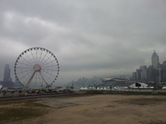 2017/03/12_香港摩天輪とビル群