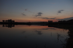 2015/10/12_彩湖の夕暮れ