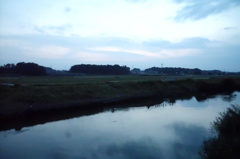 2014/10/12_元荒川の夕暮れ