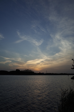 2016/05/07_伊佐沼の夕暮れ