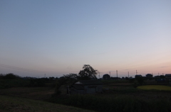2014/09/28_夕暮れの廃屋
