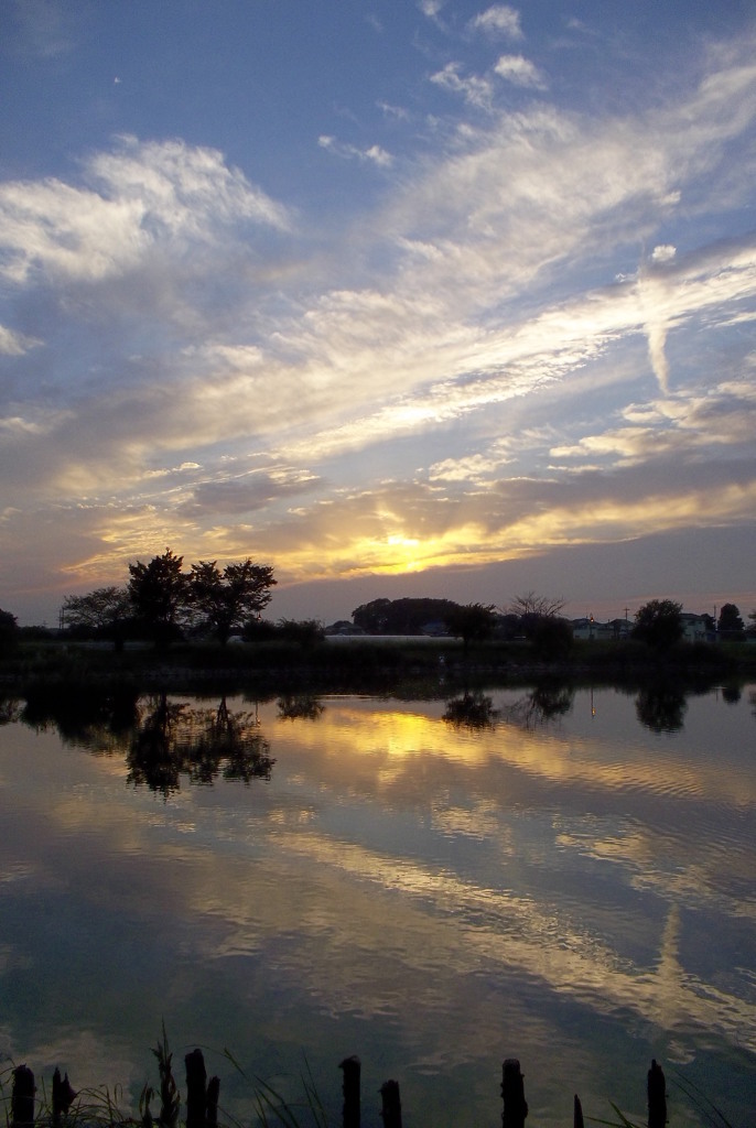 2015/10/03_柴山沼の夕暮れ