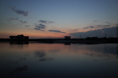 2015/10/12_彩湖の夕暮れ