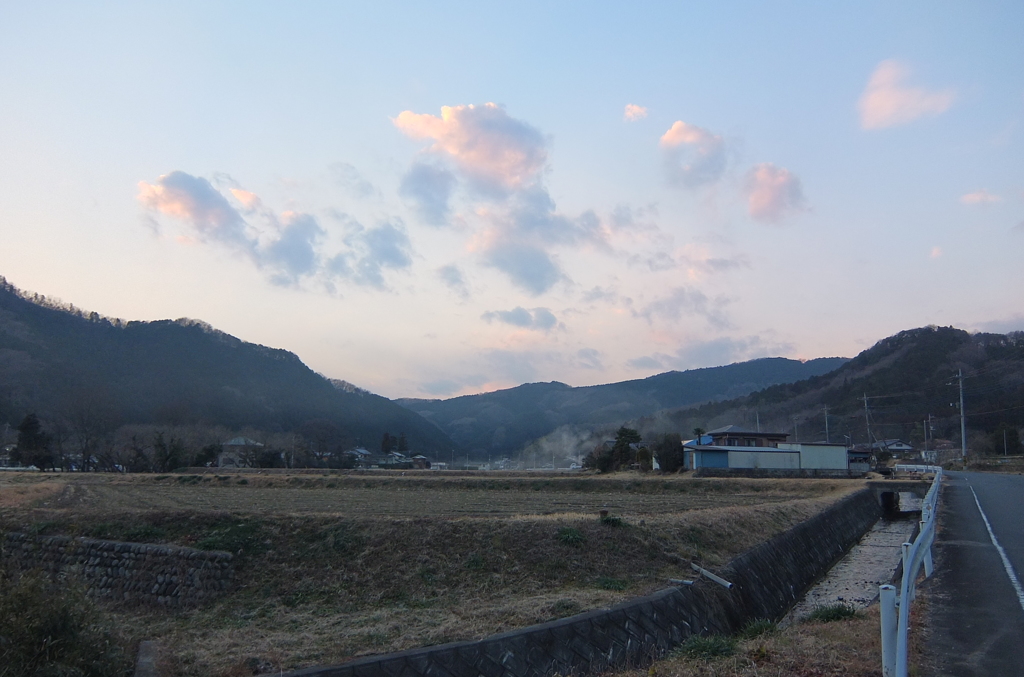 2014/01/18_山里の夕暮れ