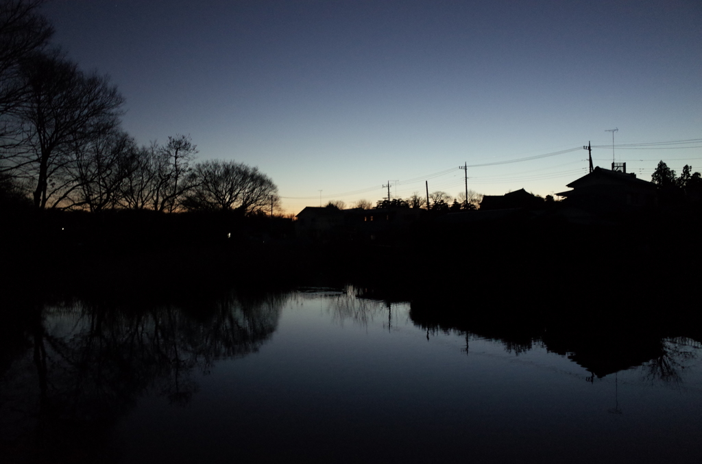 2016/01/01_新沼の夕暮れ