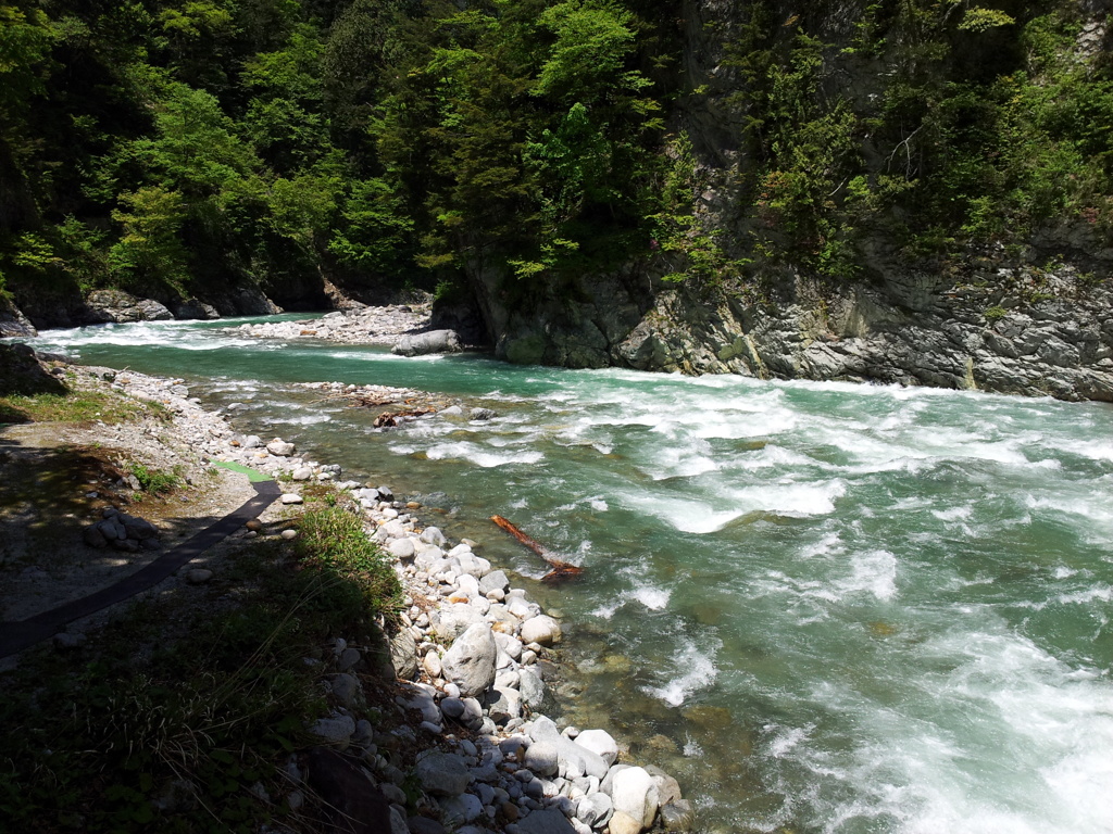 2017/05/20_欅平風景 黒部川