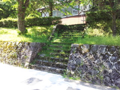 2017/05/20_猫又地区発電設備改良工事所の階段