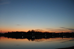 2015/12/20_伊佐沼の夕暮れ