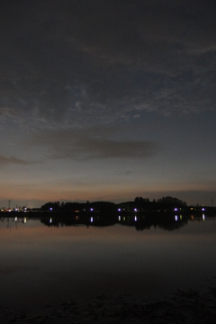 2015/10/17_伊佐沼の夕暮れ