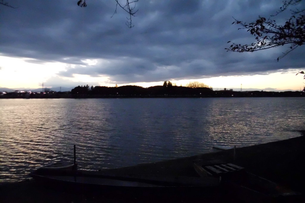 2014/11/03_伊佐沼の夕暮れ