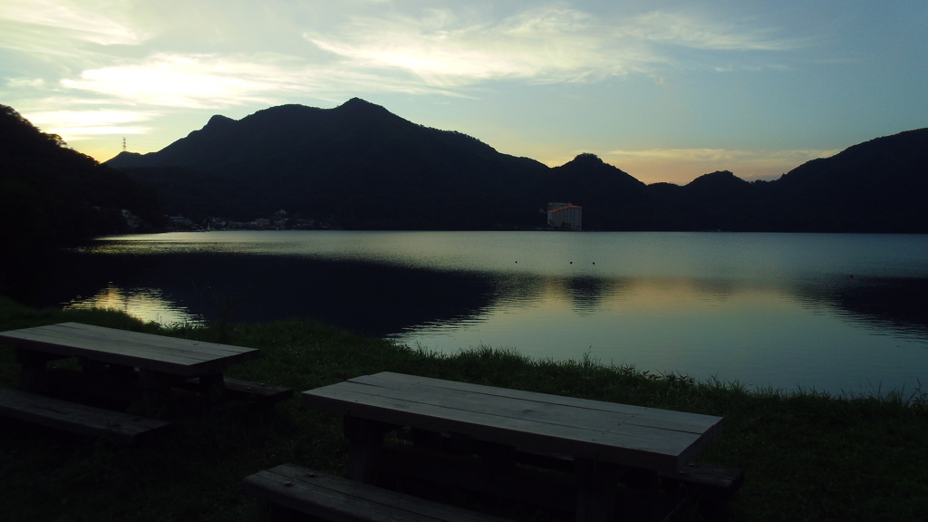 2012/08/25_夕暮れの榛名湖