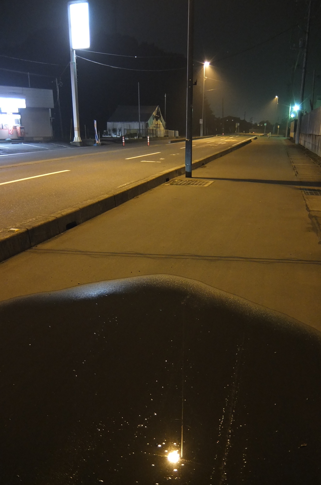 2015/10/11_夜の水たまり