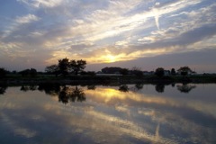 2015/10/03_柴山沼の夕暮れ