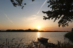 2014/05/18_夕暮れの伊佐沼