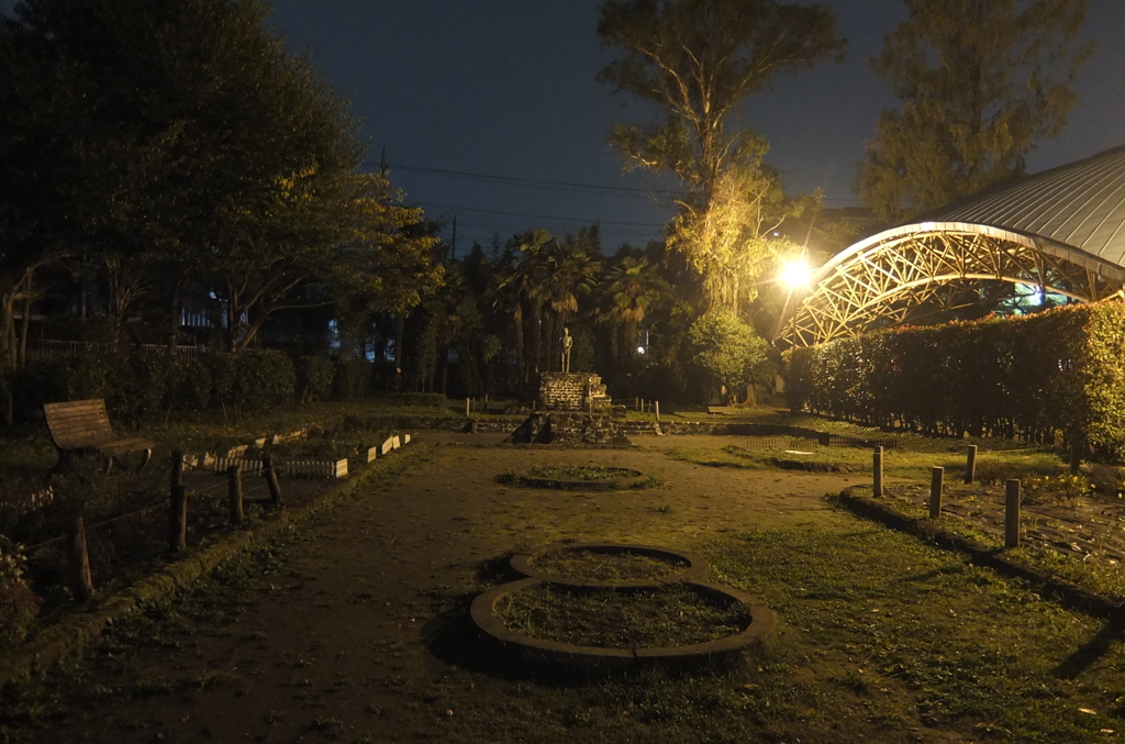 2014/11/02_夜の別所沼公園 メキシコ広場