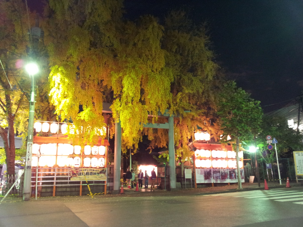 2016/12/03_夜の波除神社
