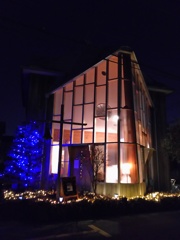 2016/12/25_クリスマスの夜のガラスの教会