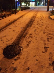 2018/01/22_都内の雪の夜