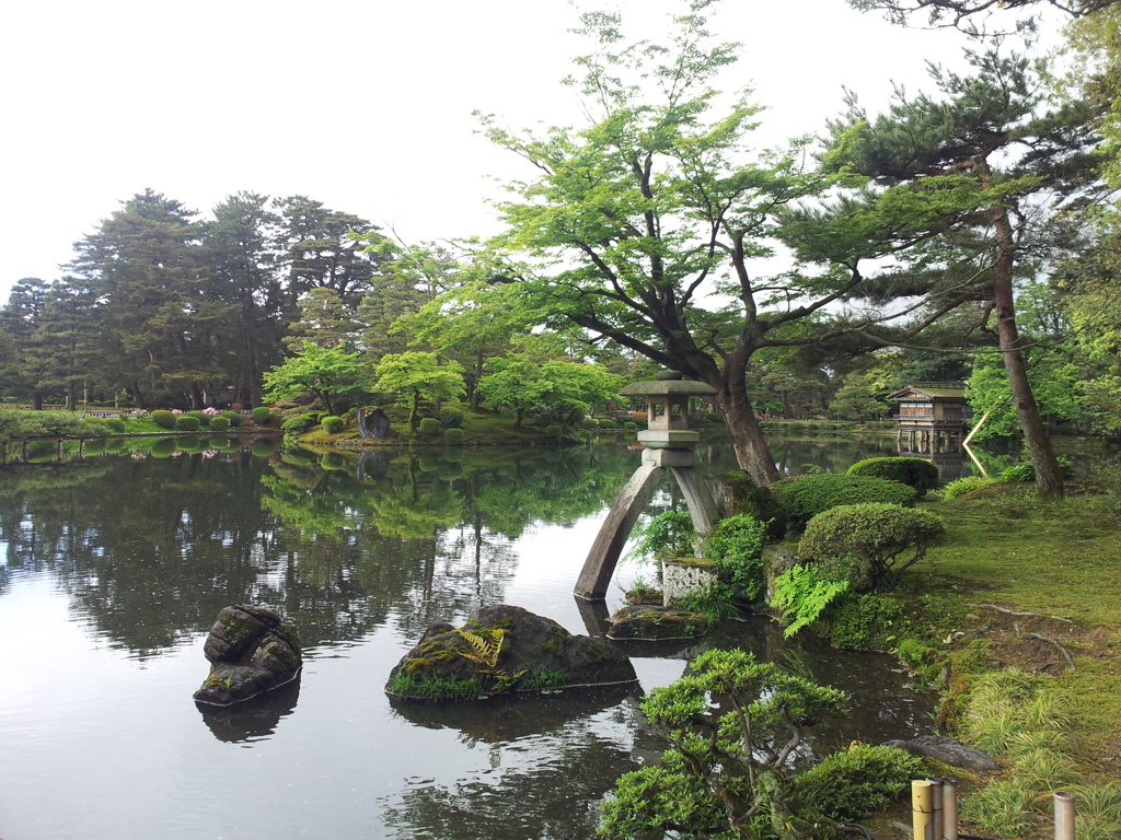2016/05/12_兼六園 霞ヶ池、徽軫灯籠、内橋亭