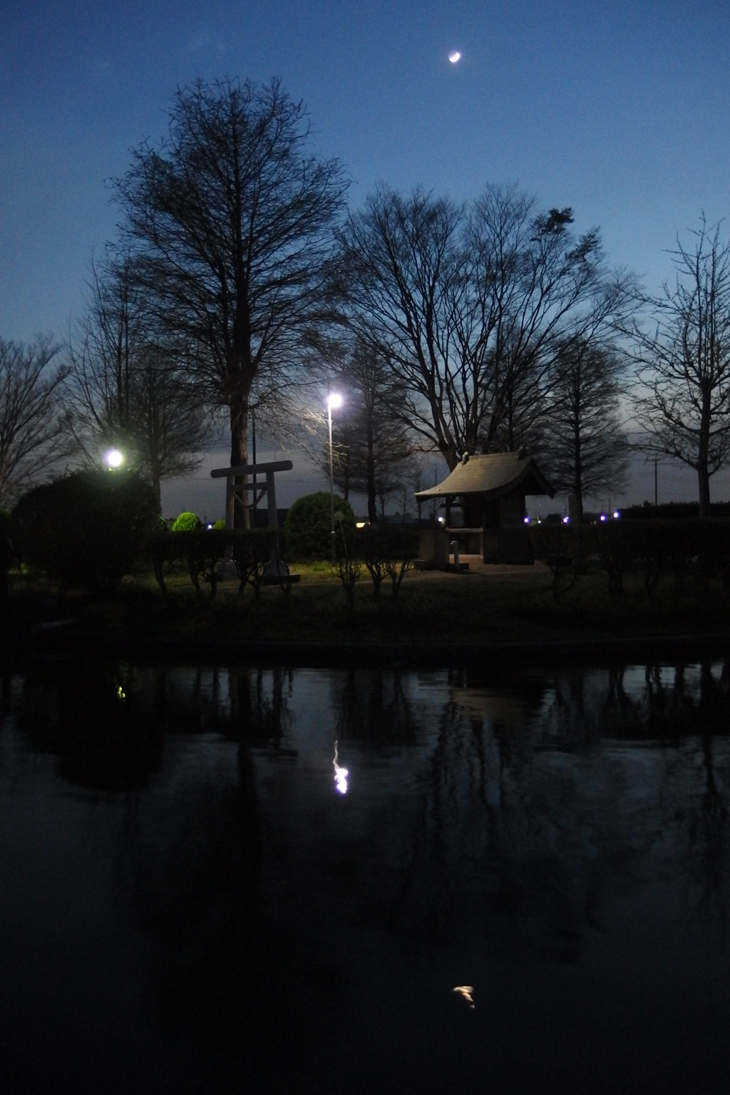 2016/04/10_川里中央公園の夕暮れ