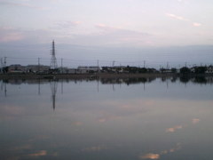 2015/09/27_伊佐沼の夕暮れ