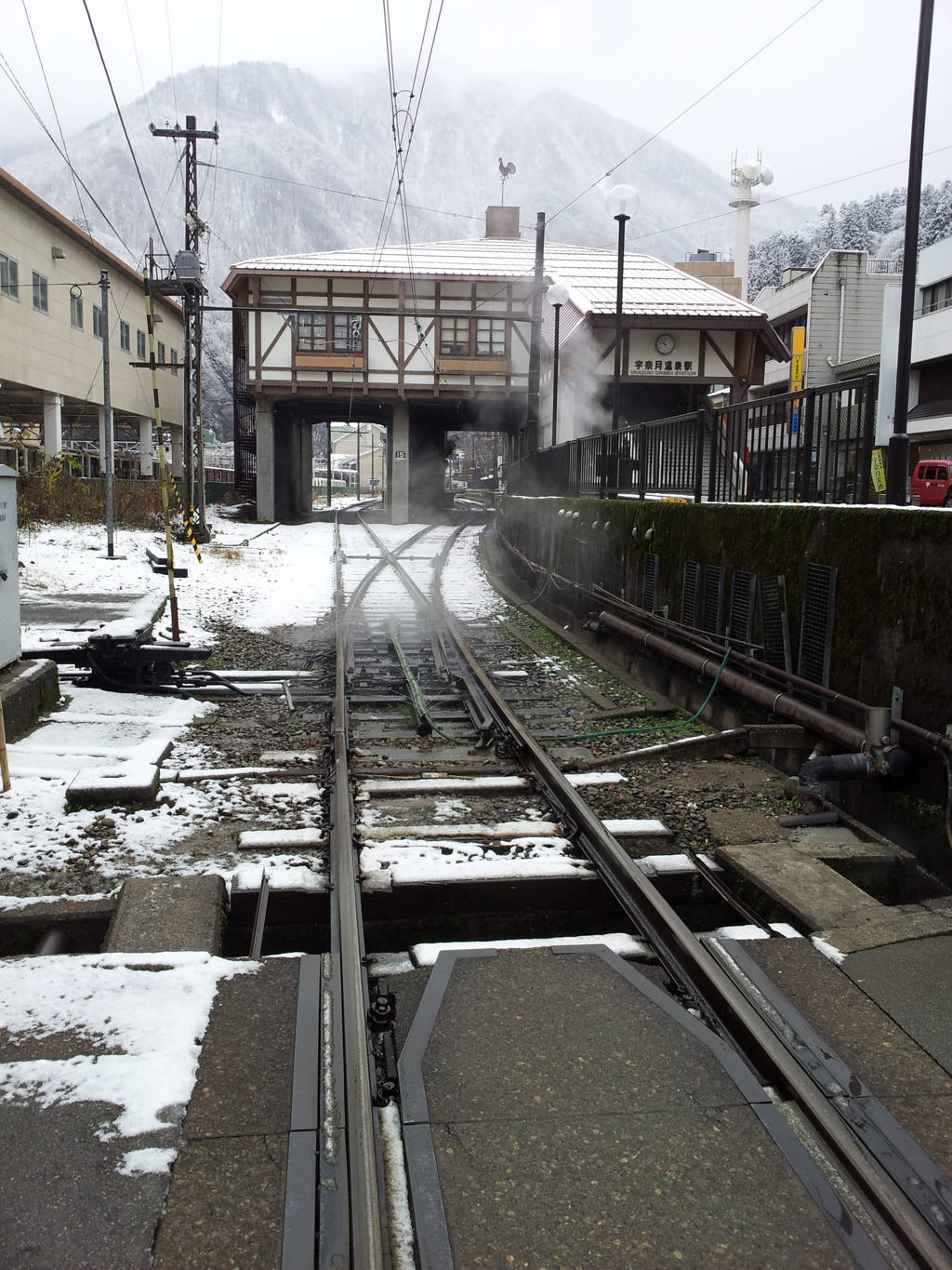 2016/12/10_宇奈月温泉駅前の線路