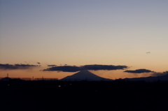 2015/01/31_夕暮れの富士山