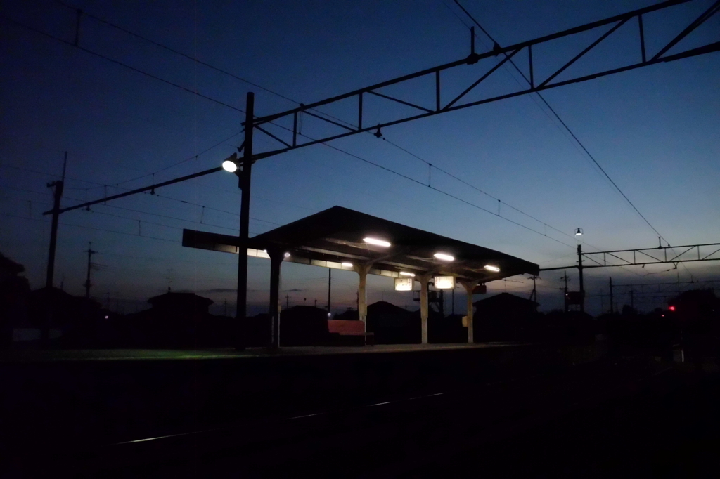 2014/11/16_夕暮れの武州荒木駅