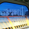 2017/06/18_韓国の電車の青い窓