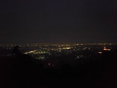 2017/10/08_登谷山山頂からの夜景