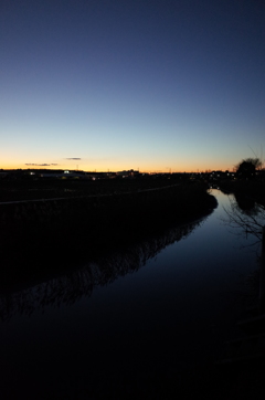 2015/12/29_綾瀬川の夕暮れ