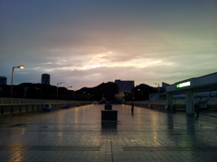 2015/07/18_雨上がり、パンダ橋の夕暮れ